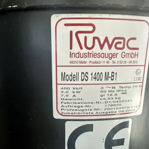 Vacuum Cleaner Ruwac
