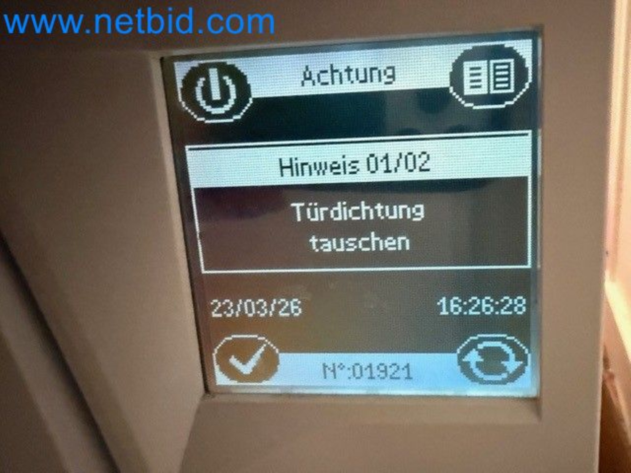 Fully automatic class B sterilizer (autoclave) W&H Lisa 517-9