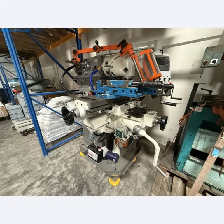 Emmegi Phantomatic T4 A machining center and ELMAG UFM 125 universal milling machine-4