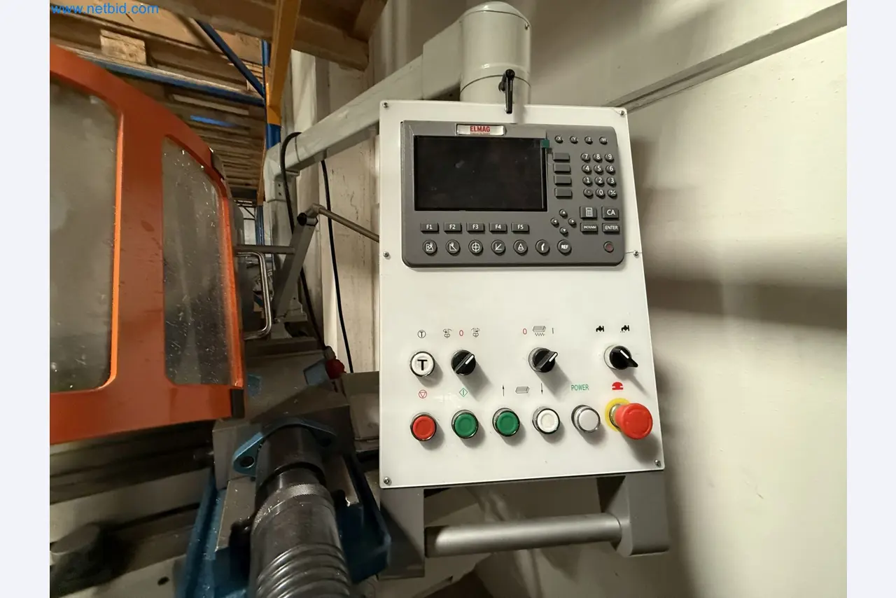 Emmegi Phantomatic T4 A machining center and ELMAG UFM 125 universal milling machine-13