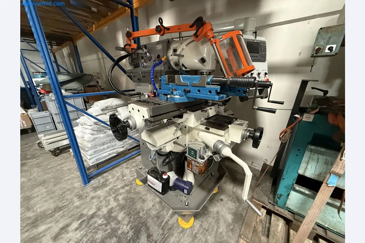 Emmegi Phantomatic T4 A machining center and ELMAG UFM 125 universal milling machine-1