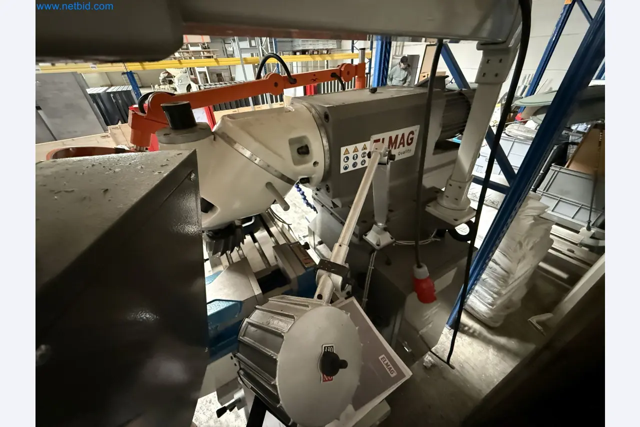 Emmegi Phantomatic T4 A machining center and ELMAG UFM 125 universal milling machine-22
