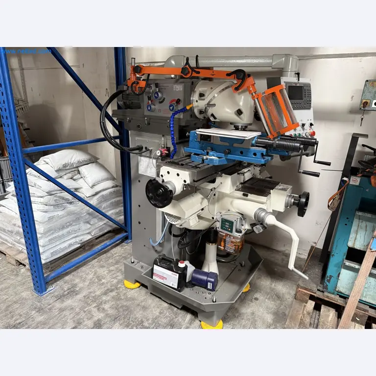 Emmegi Phantomatic T4 A machining center and ELMAG UFM 125 universal milling machine-5