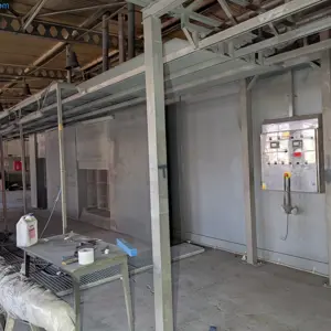 Powder coating plant