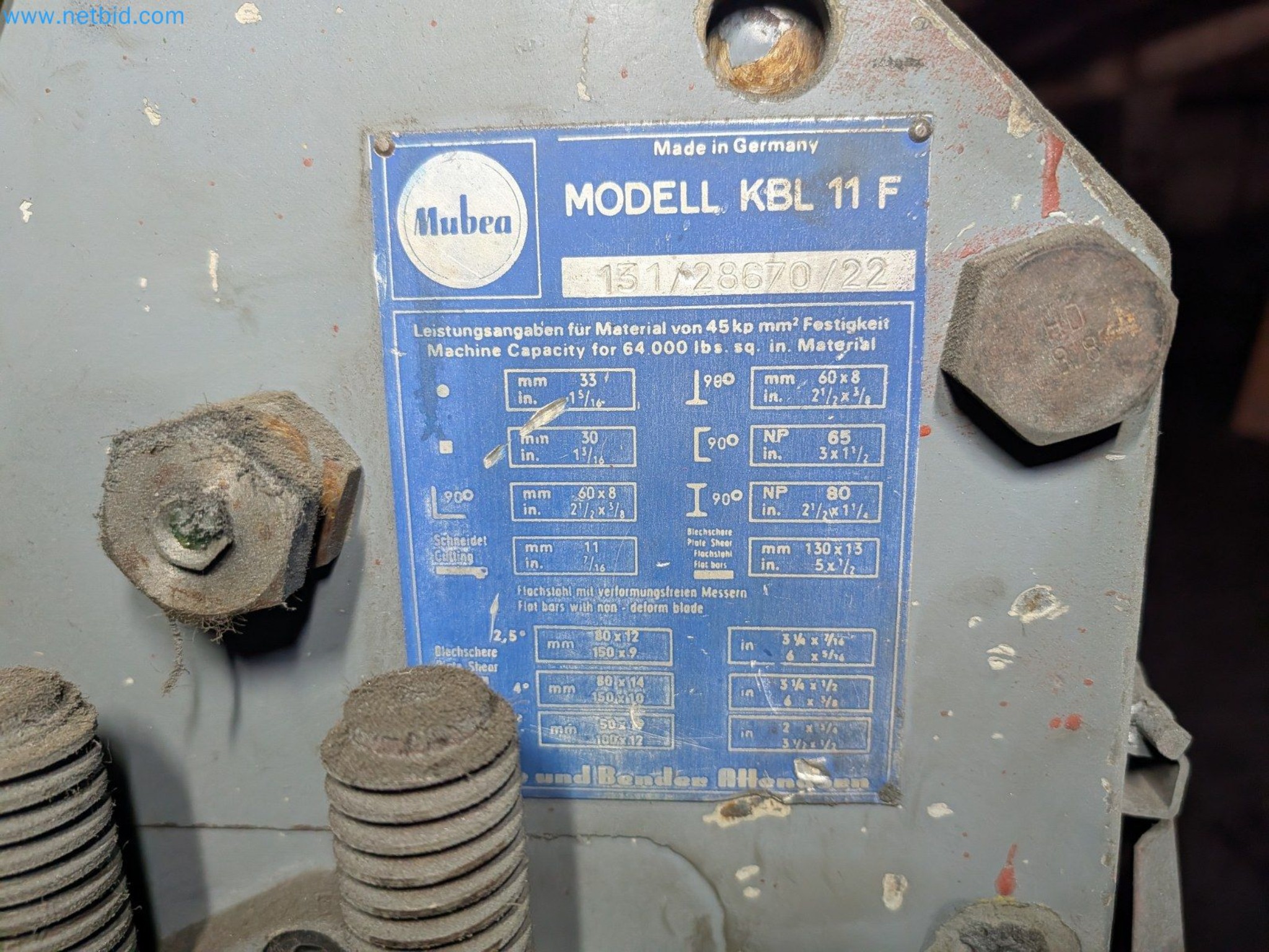 Metalworking machines


-15