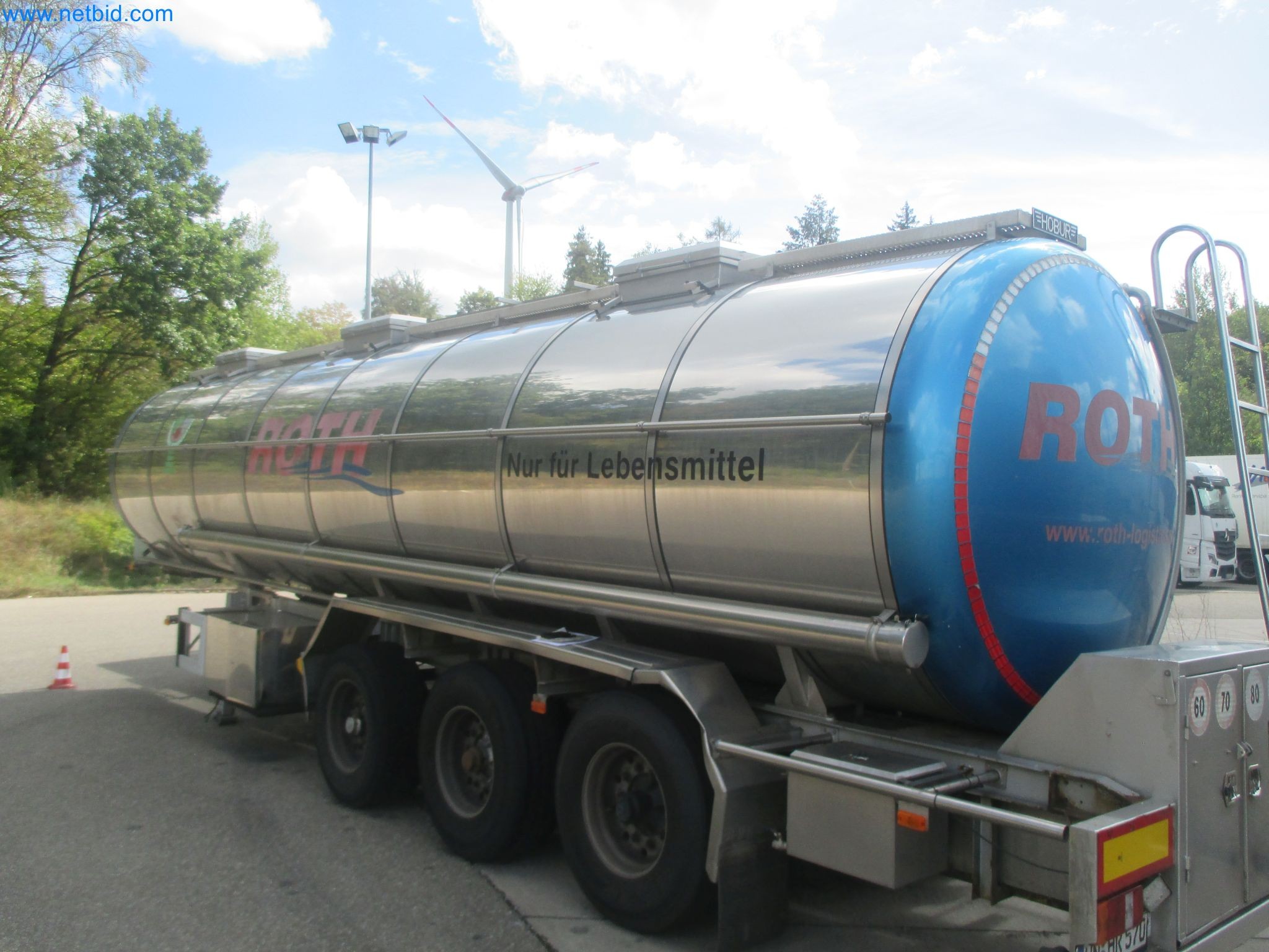 Tractor-trailers and tank semi-trailers for transporting liquid goods and food products (tank logistics)-1