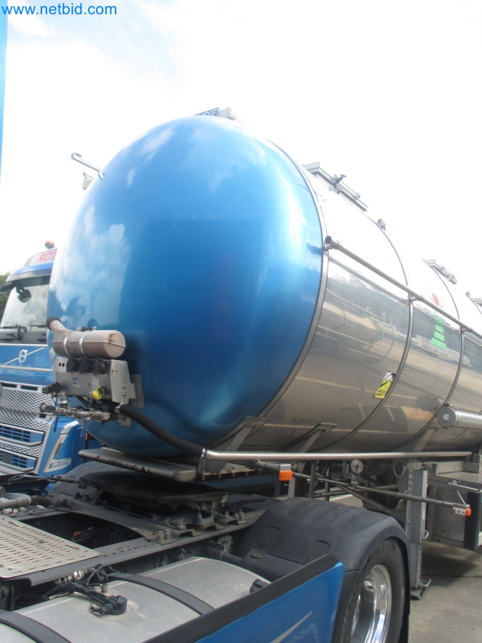 Tractor-trailers and tank semi-trailers for transporting liquid goods and food products (tank logistics)-23