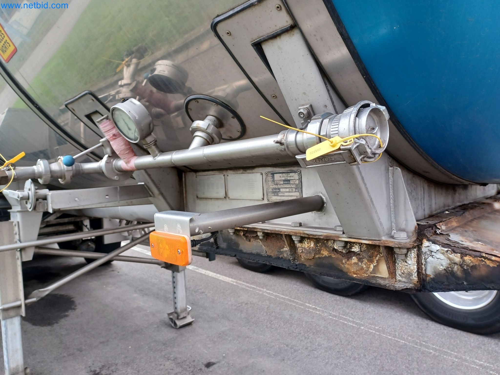 Tractor-trailers and tank semi-trailers for transporting liquid goods and food products (tank logistics)-33