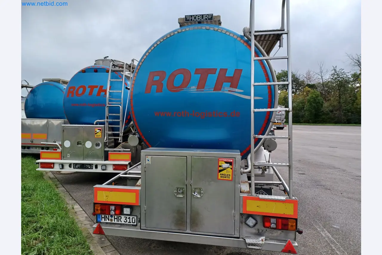 Tractor-trailers and tank semi-trailers for transporting liquid goods and food products (tank logistics)-5