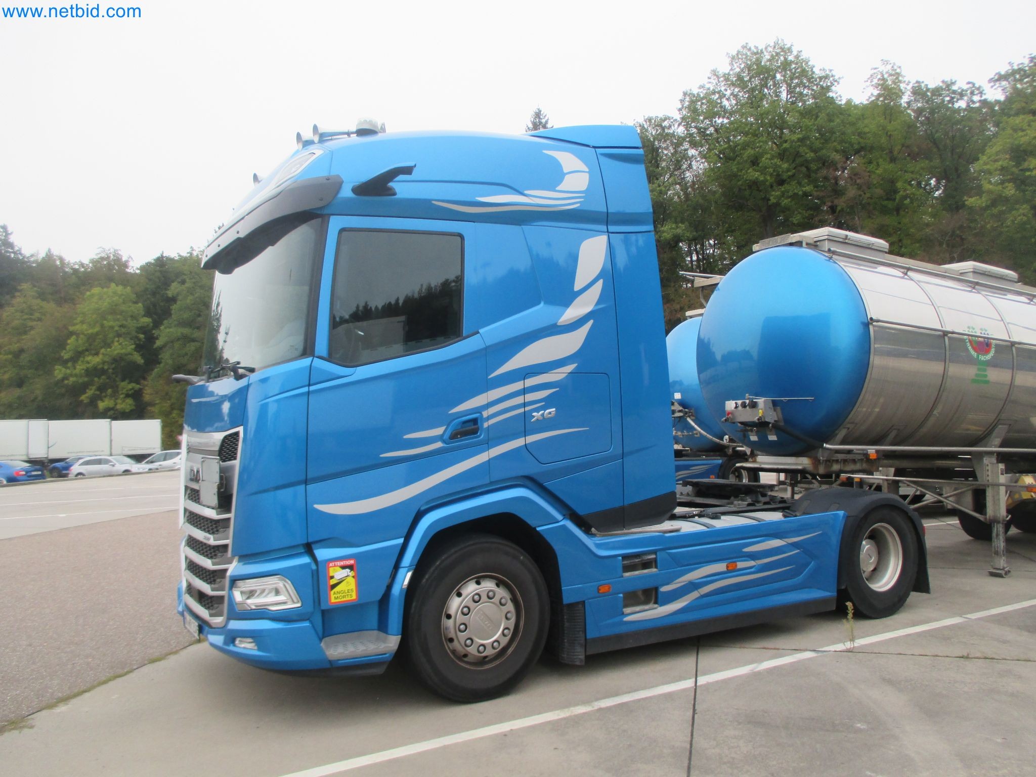 Tractor-trailer DAF XG 530 FT – foto 4 – kavel bij NetBid, Möckmühl