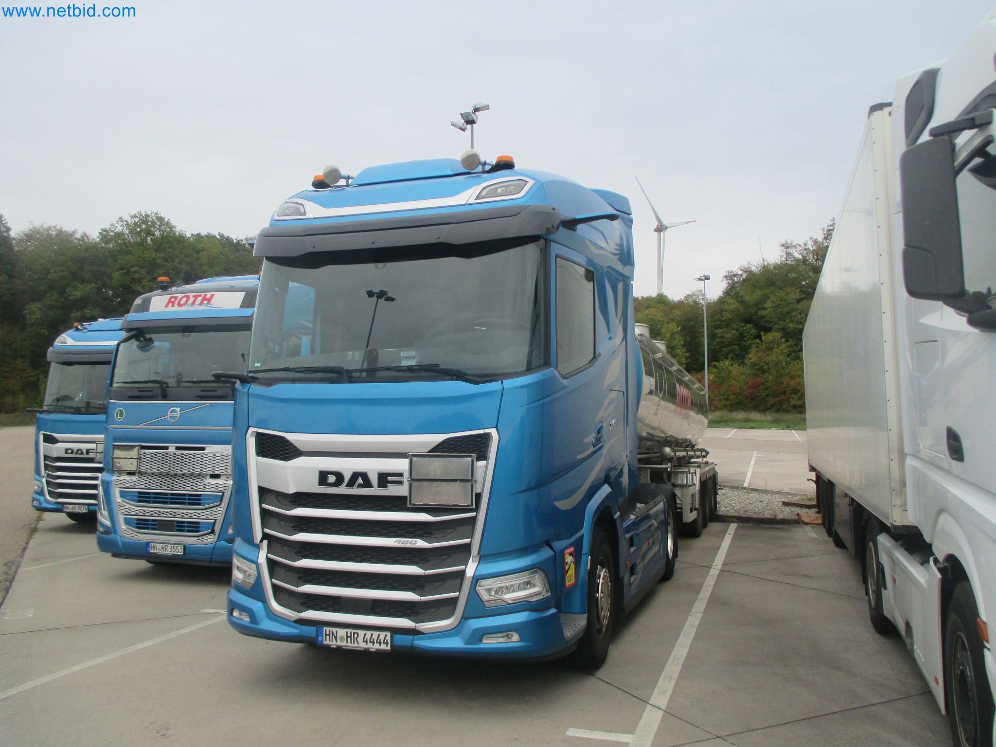 Tractor-trailers and tank semi-trailers for transporting liquid goods and food products (tank logistics)-1