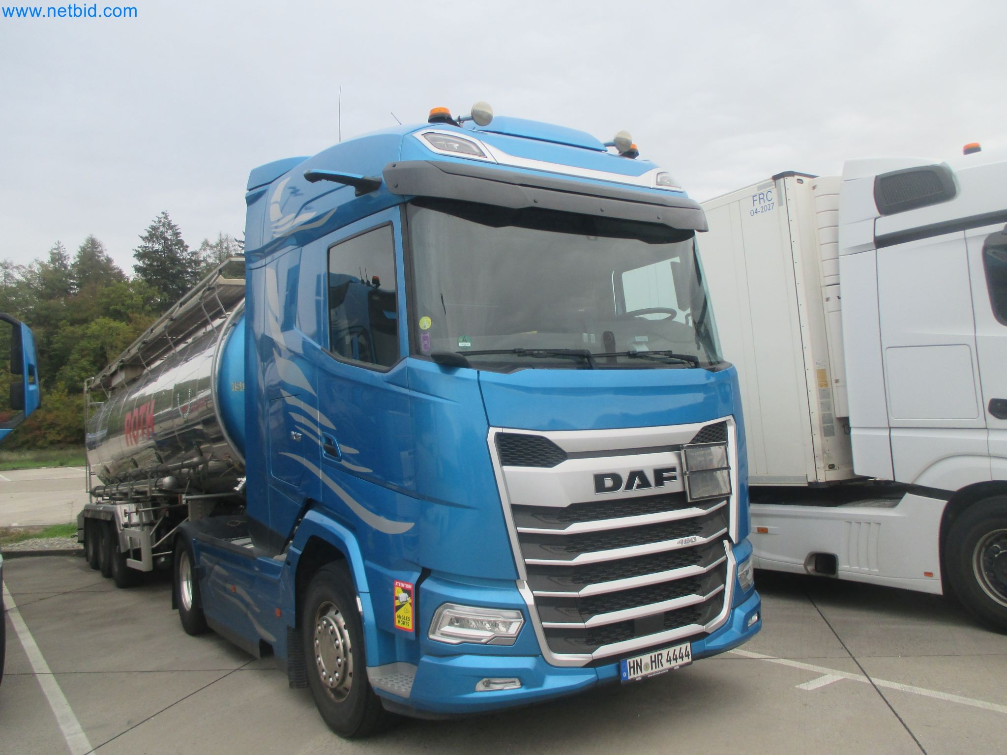 Tractor-trailers and tank semi-trailers for transporting liquid goods and food products (tank logistics)-2