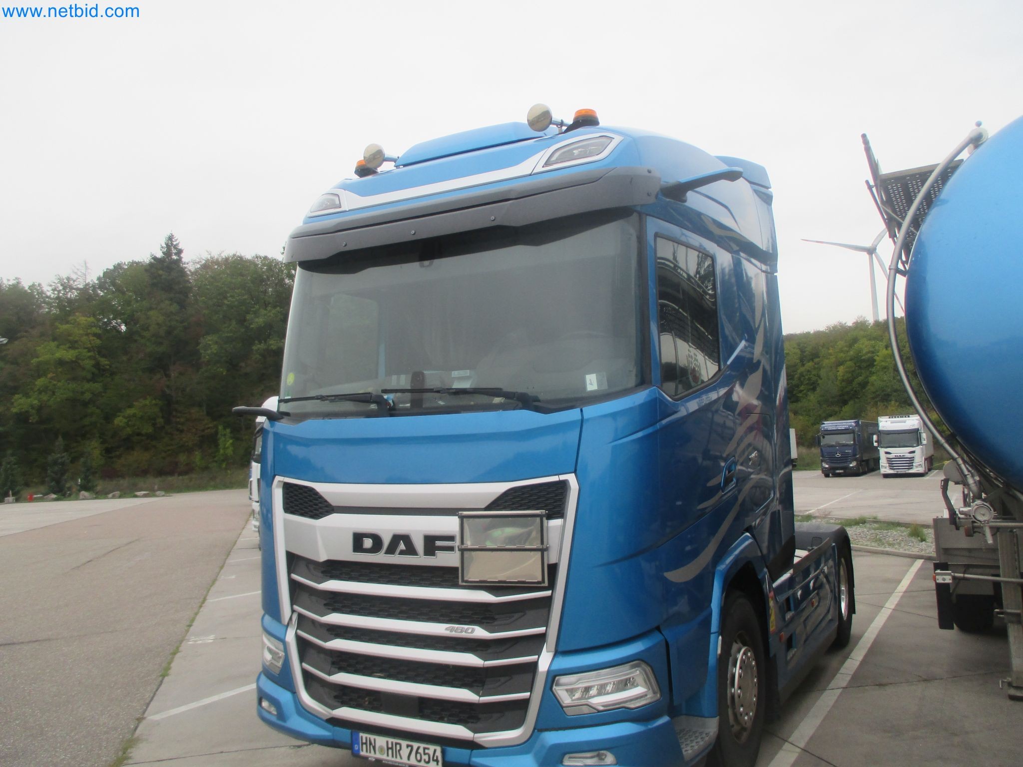 Tractor-trailers and tank semi-trailers for transporting liquid goods and food products (tank logistics)-1