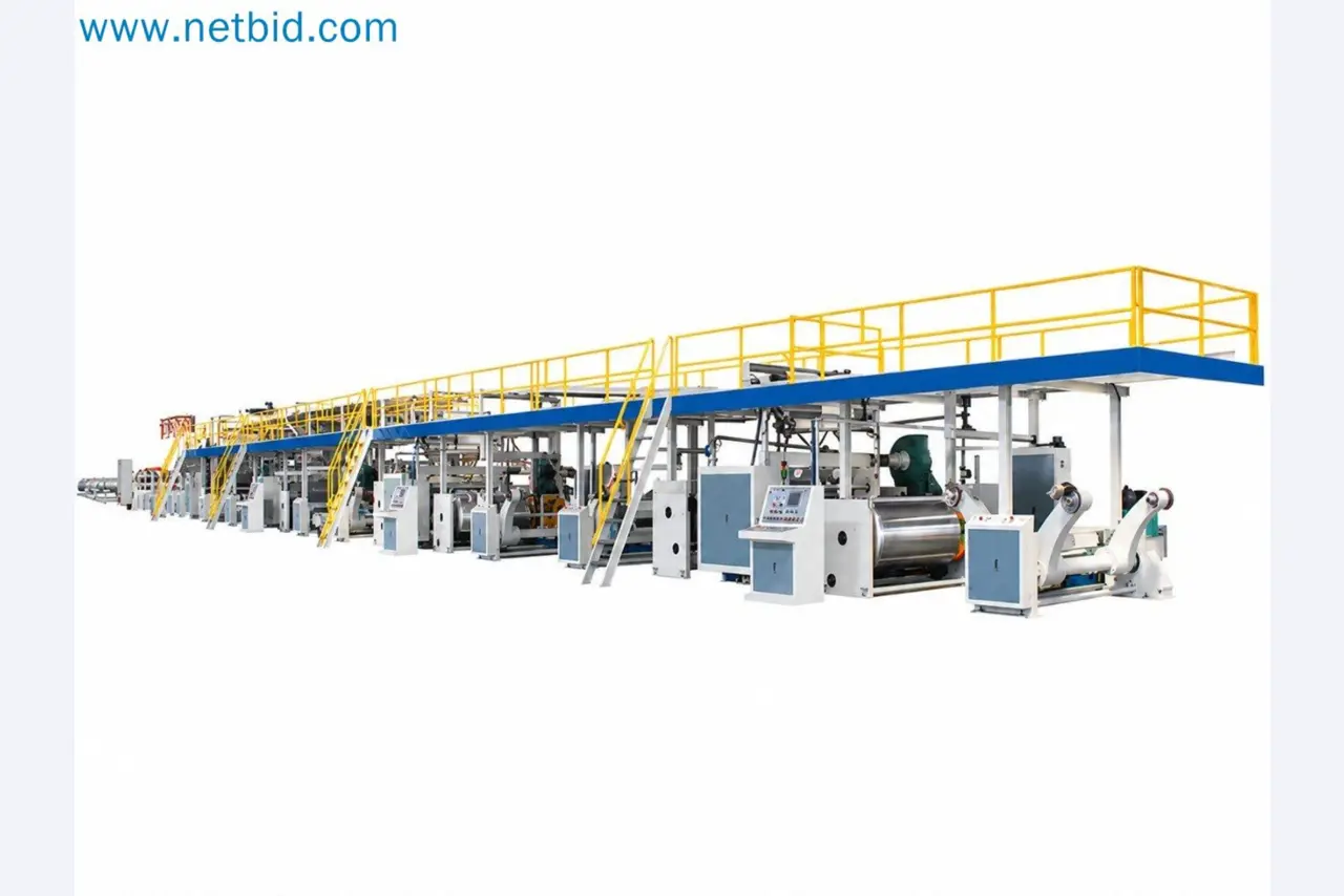 Complete production line for corrugated cardboard and paperboard – VAL KART-101