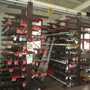 2 double-sided cantilever racks