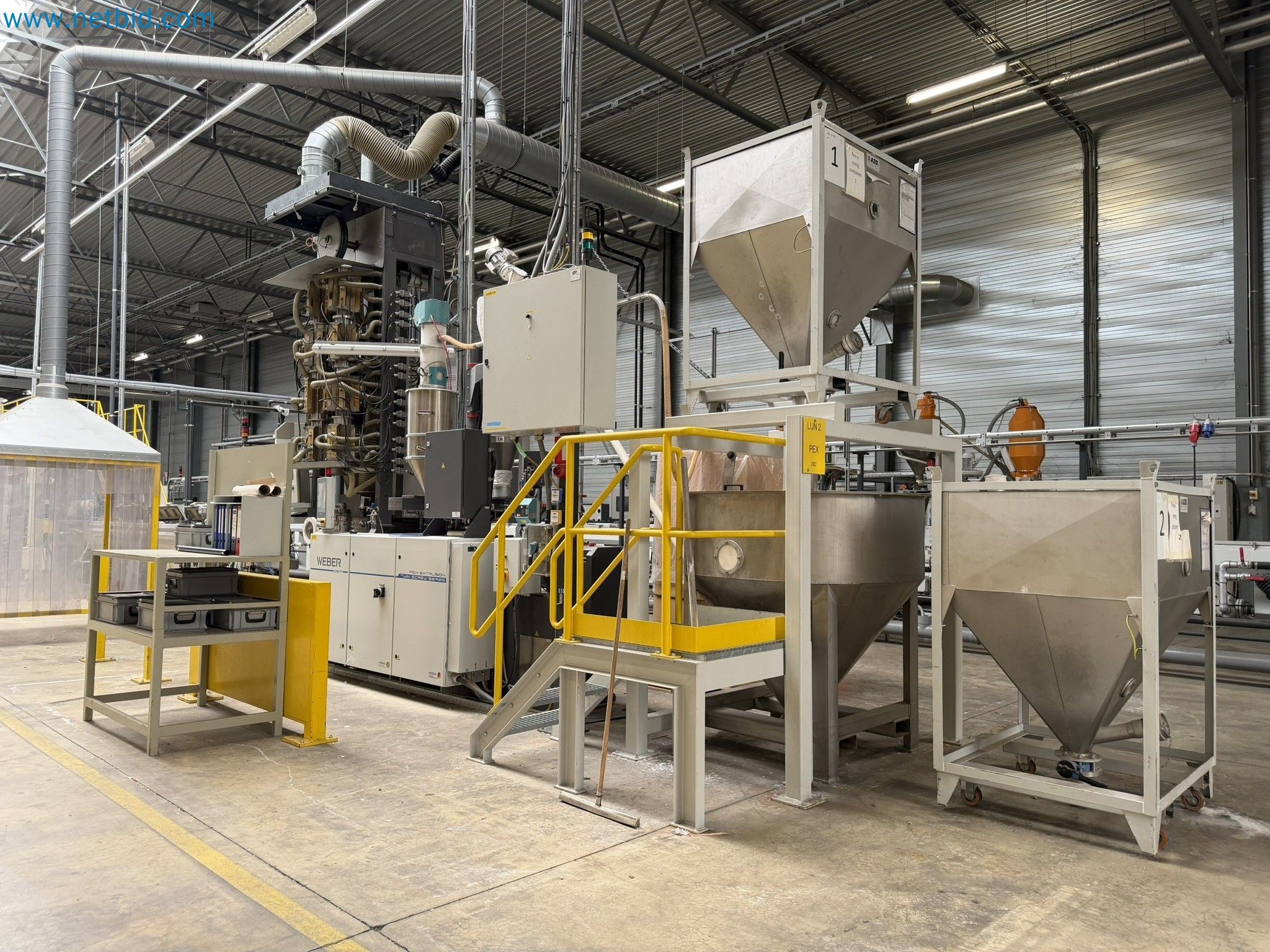 Extrusion lines used in the manufacture of ventilation and heating equipment-2