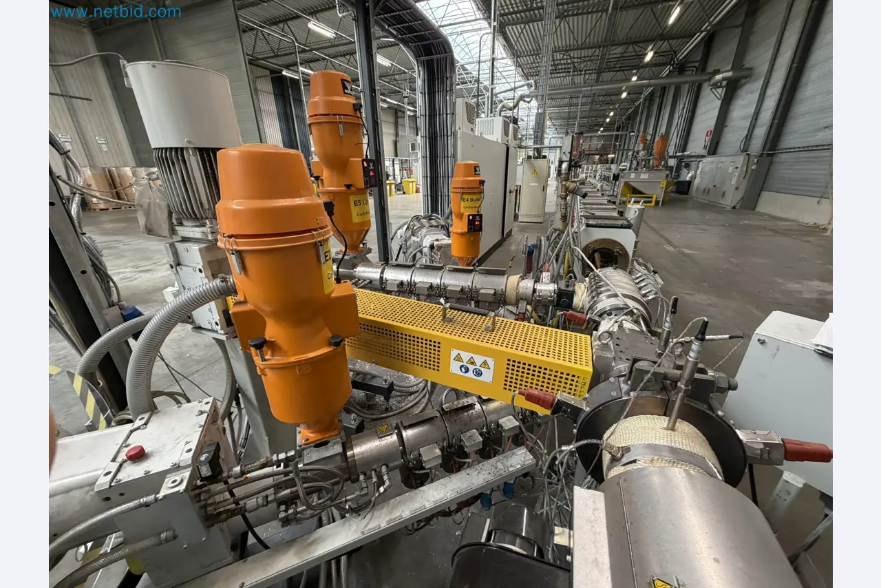 Extrusion lines used in the manufacture of ventilation and heating equipment-2