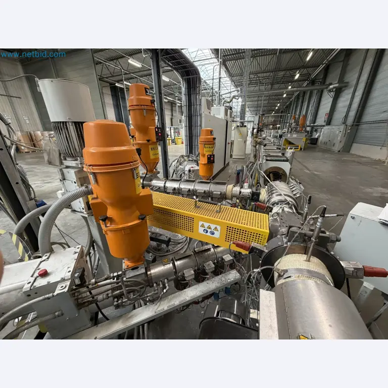 Extrusion lines used in the manufacture of ventilation and heating equipment-2