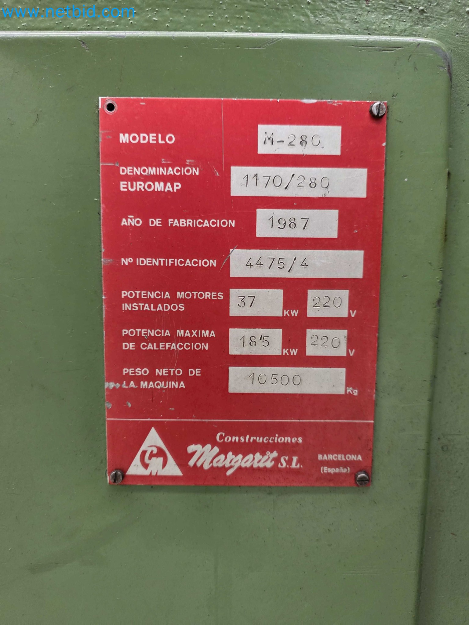 Tromosa Asset Sale (Troqueles Y Moldes De Galicia, Sa): Plastic Injection machinery and accessories-16