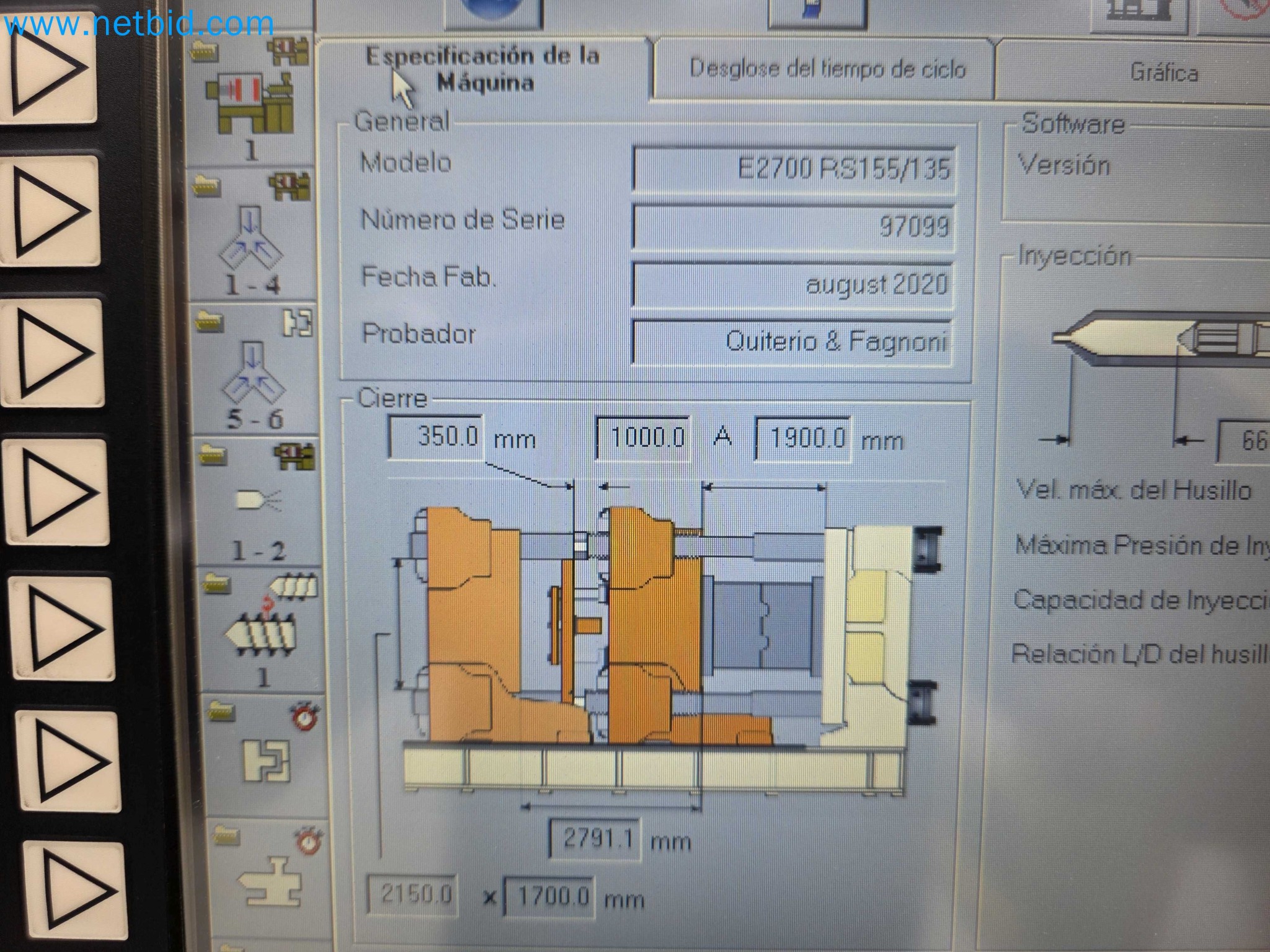 Tromosa Asset Sale (Troqueles Y Moldes De Galicia, Sa): Plastic Injection machinery and accessories-14