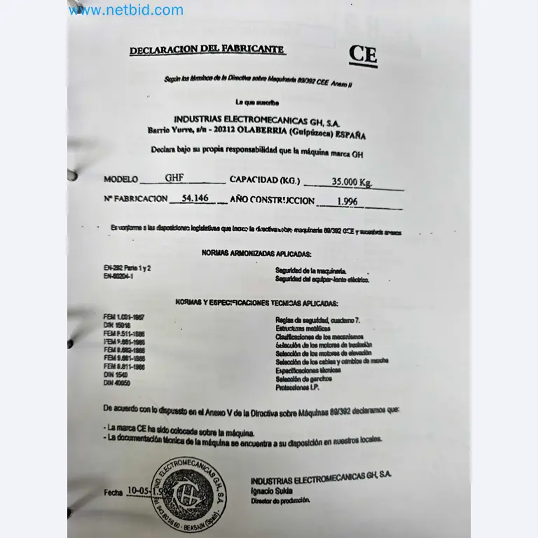 Tromosa Asset Sale (Troqueles Y Moldes De Galicia, Sa): Plastic Injection machinery and accessories-11