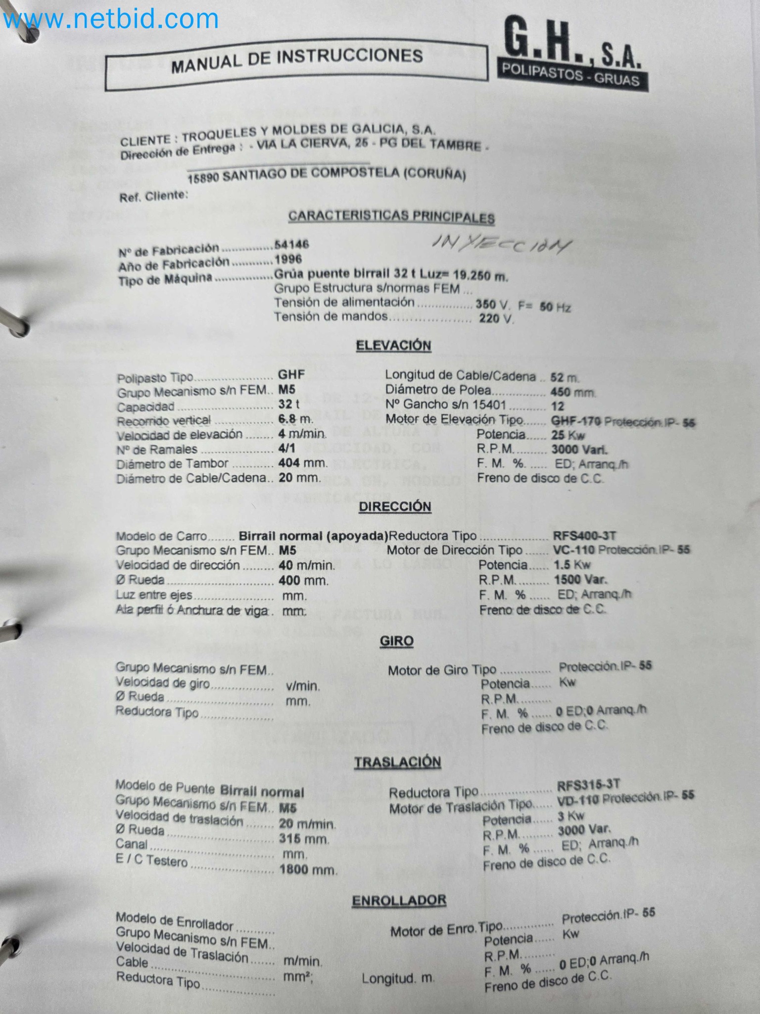 Tromosa Asset Sale (Troqueles Y Moldes De Galicia, Sa): Plastic Injection machinery and accessories-12