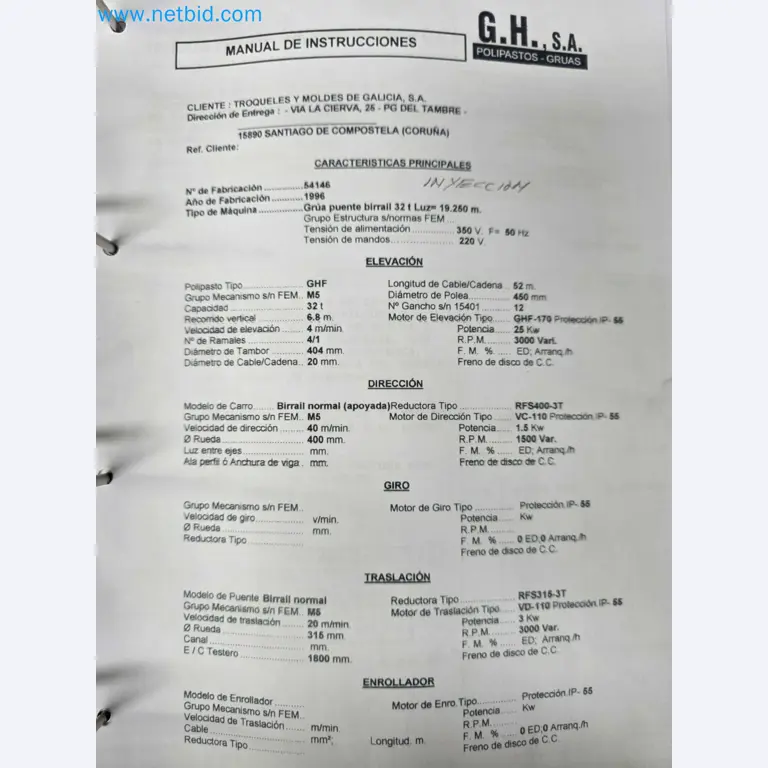 Tromosa Asset Sale (Troqueles Y Moldes De Galicia, Sa): Plastic Injection machinery and accessories-12