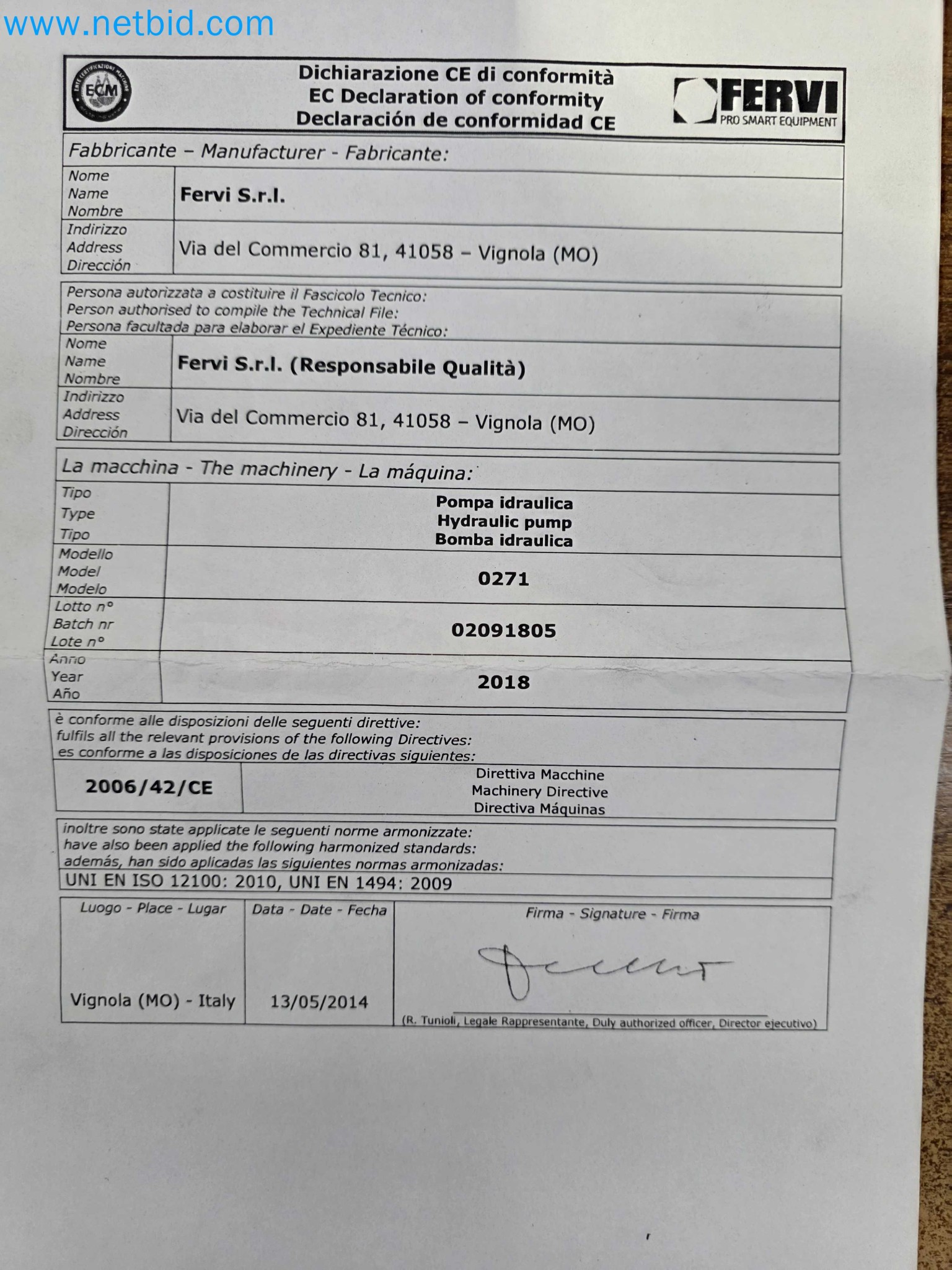 Tromosa Asset Sale (Troqueles Y Moldes De Galicia, Sa): Plastic Injection machinery and accessories-7