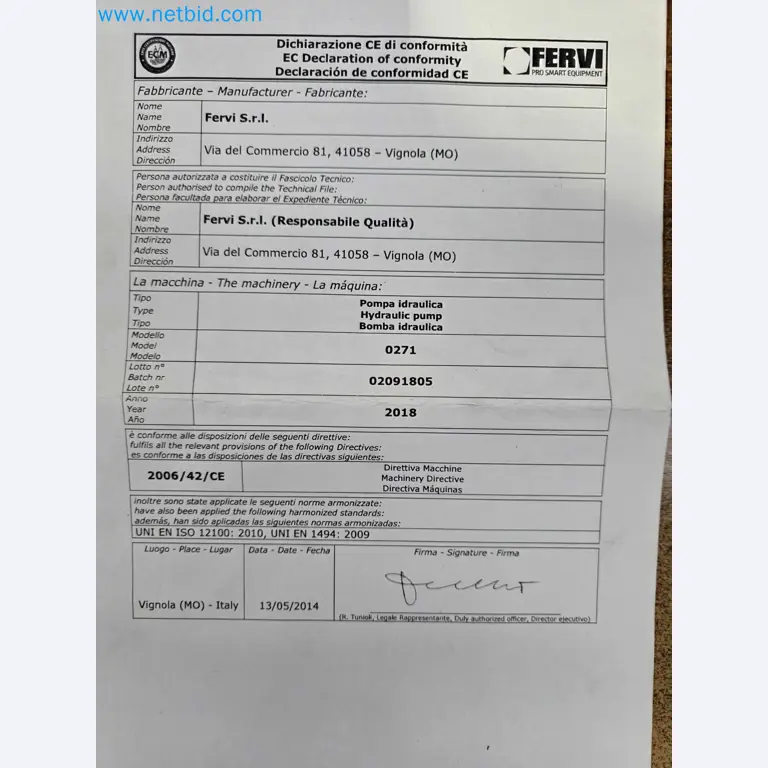 Tromosa Asset Sale (Troqueles Y Moldes De Galicia, Sa): Plastic Injection machinery and accessories-7