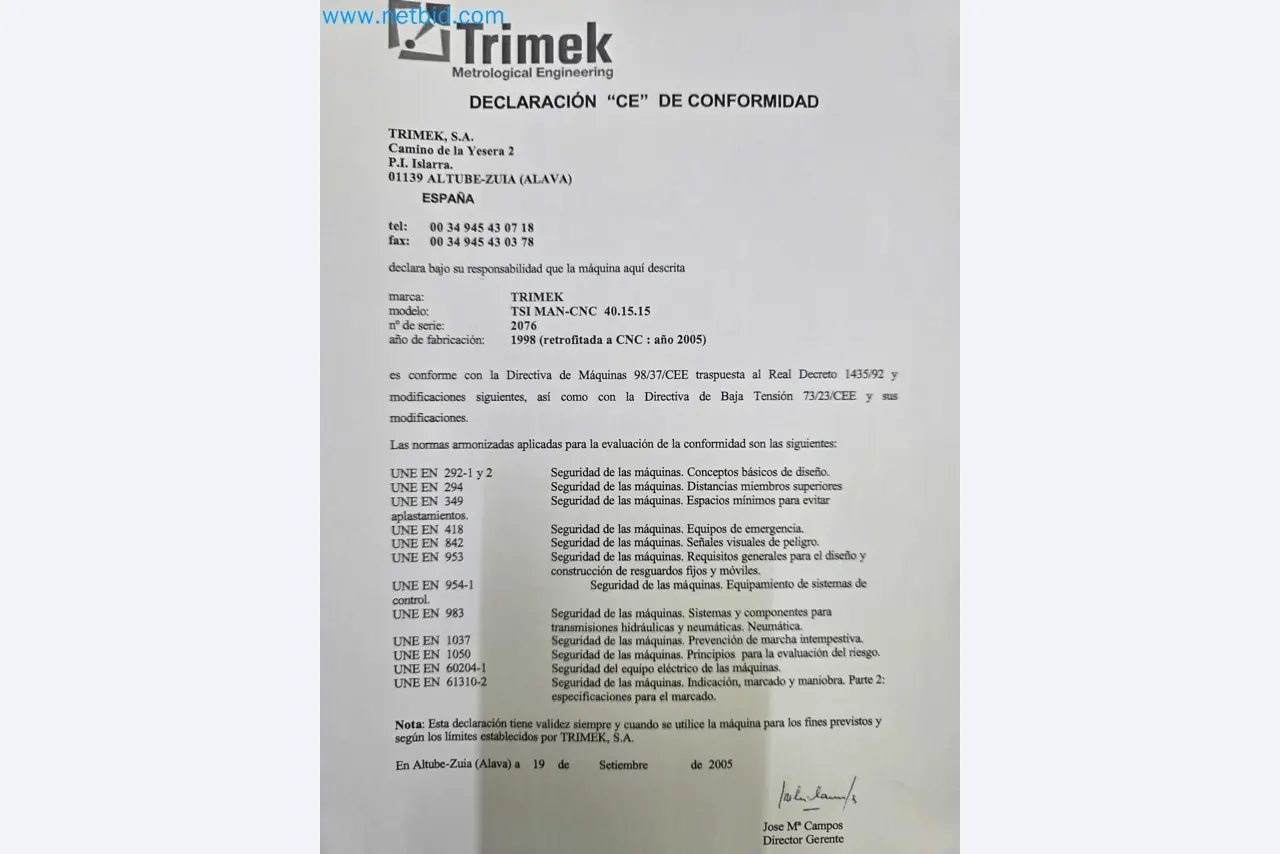Tromosa Asset Sale (Troqueles Y Moldes De Galicia, Sa): Cnc Machining Centres, Edm Machines And Mould Manufacturing Equipment-31