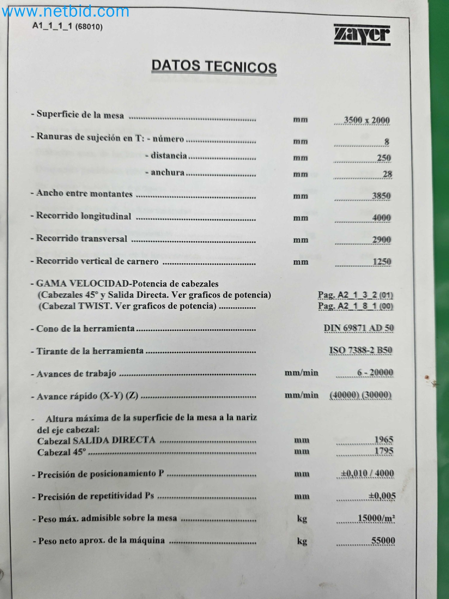Tromosa Asset Sale (Troqueles Y Moldes De Galicia, Sa): Cnc Machining Centres, Edm Machines And Mould Manufacturing Equipment-35