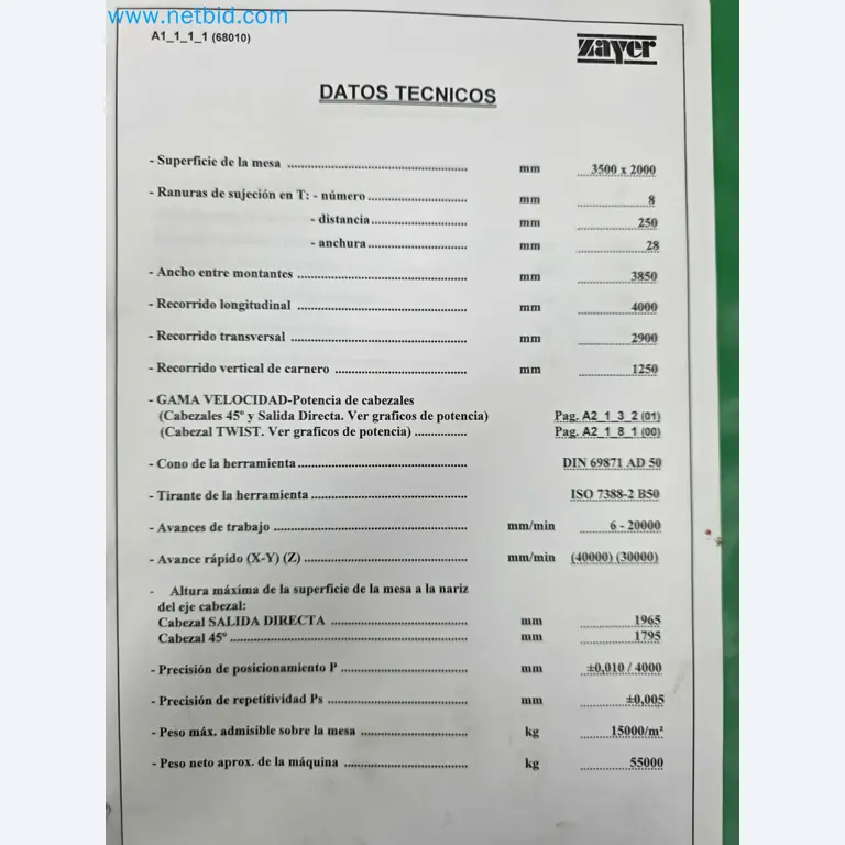 Tromosa Asset Sale (Troqueles Y Moldes De Galicia, Sa): Cnc Machining Centres, Edm Machines And Mould Manufacturing Equipment-35