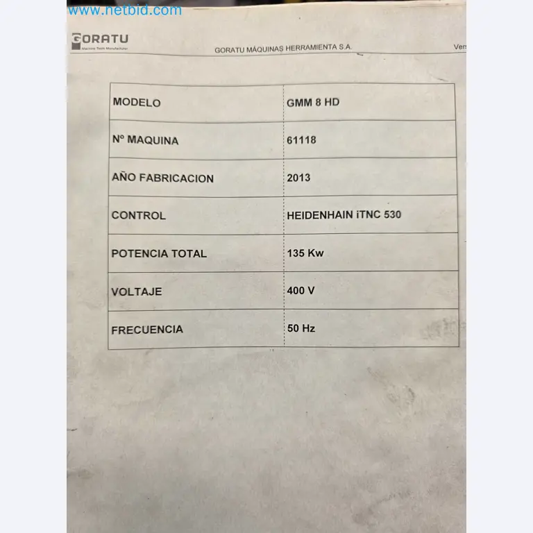 Tromosa Asset Sale (Troqueles Y Moldes De Galicia, Sa): Cnc Machining Centres, Edm Machines And Mould Manufacturing Equipment-60