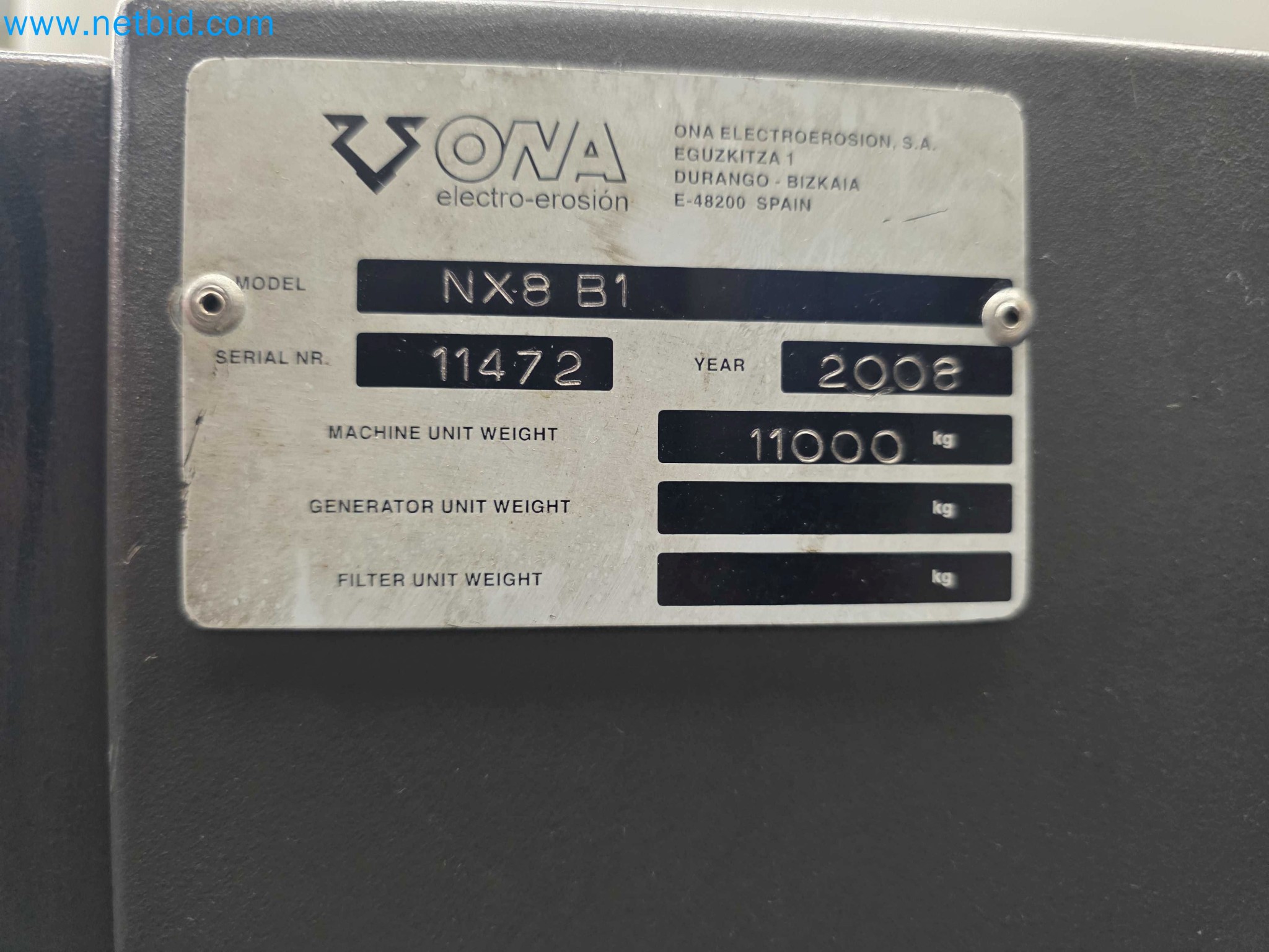 Tromosa Asset Sale (Troqueles Y Moldes De Galicia, Sa): Cnc Machining Centres, Edm Machines And Mould Manufacturing Equipment-12