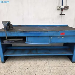 Workbench with Vice