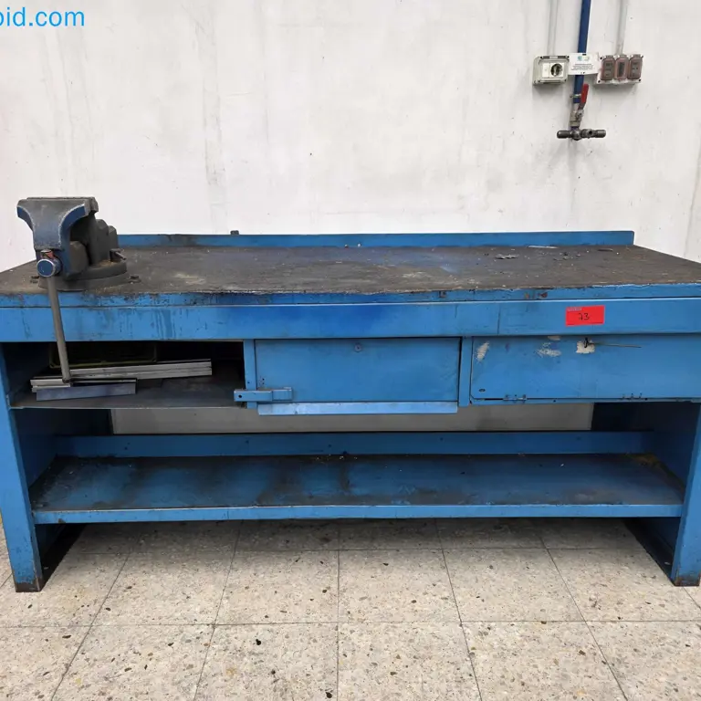 Workbench with Vice