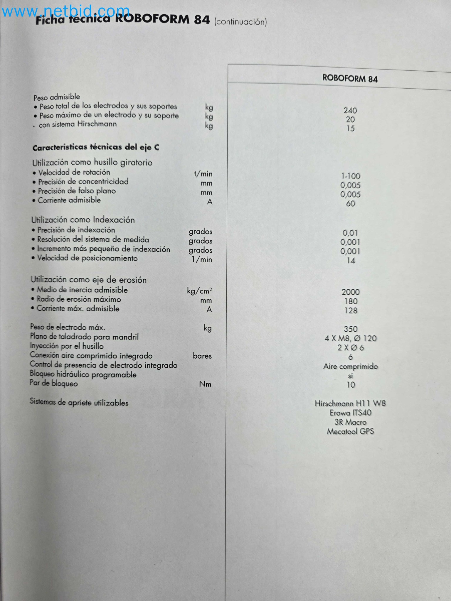 Tromosa Asset Sale (Troqueles Y Moldes De Galicia, Sa): Cnc Machining Centres, Edm Machines And Mould Manufacturing Equipment-36