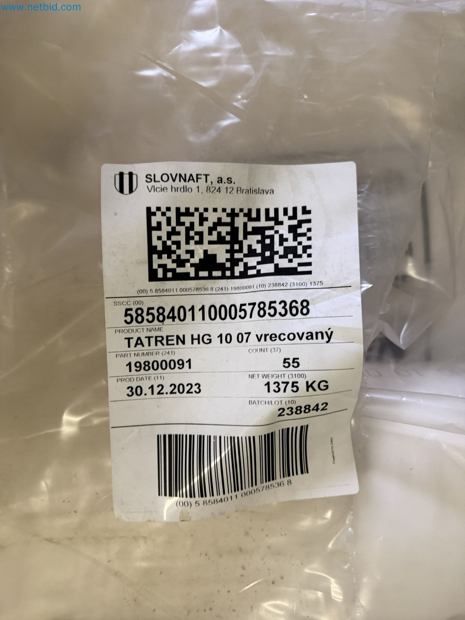 Inventory Clearance – Entire Inventory of a Plastics Processing Company
-3