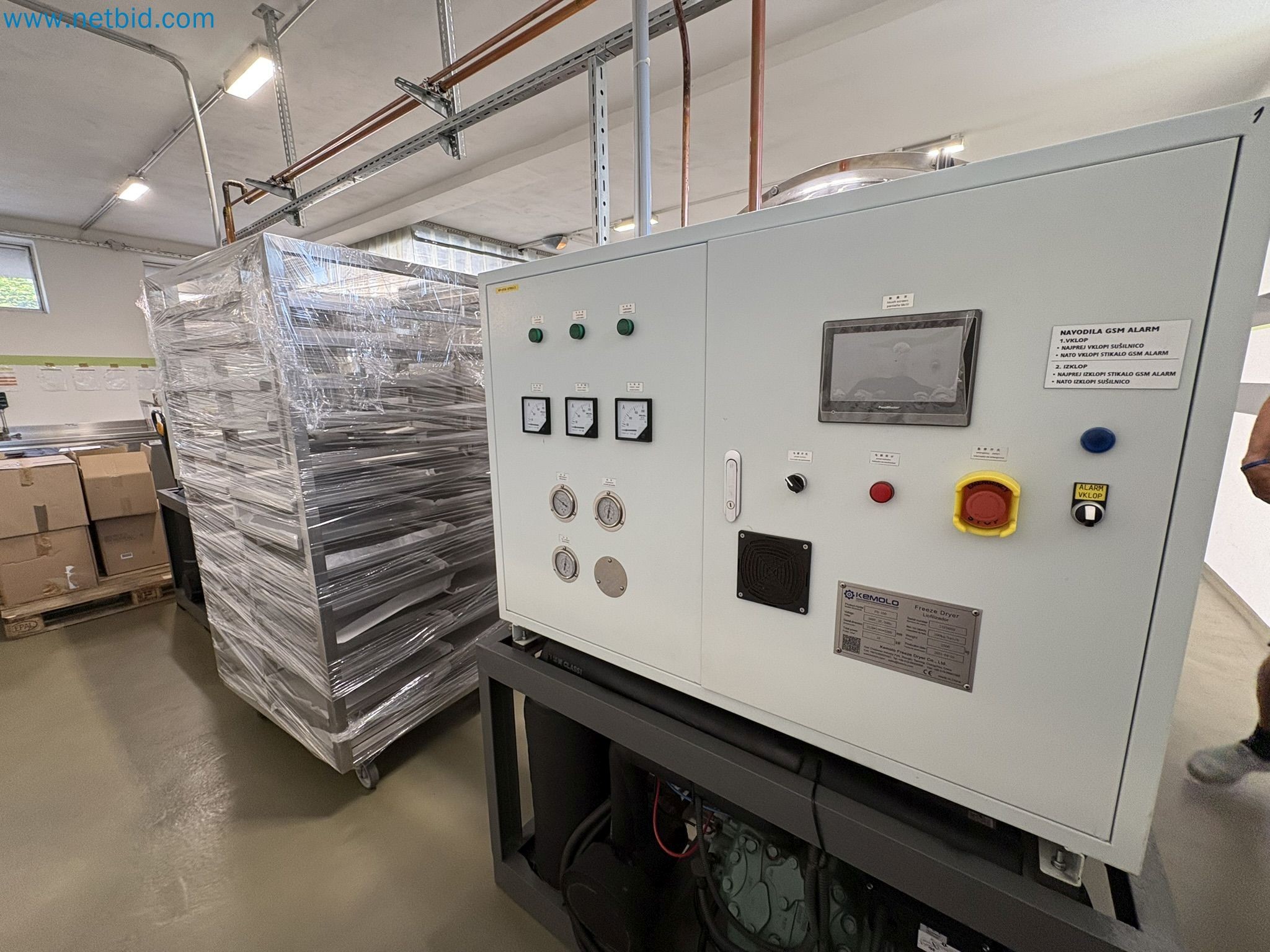 Equipment for freeze-drying fruit
-47