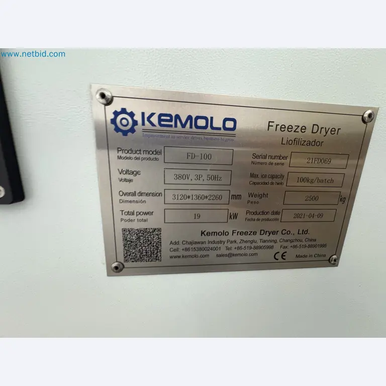 Equipment for freeze-drying fruit
-6