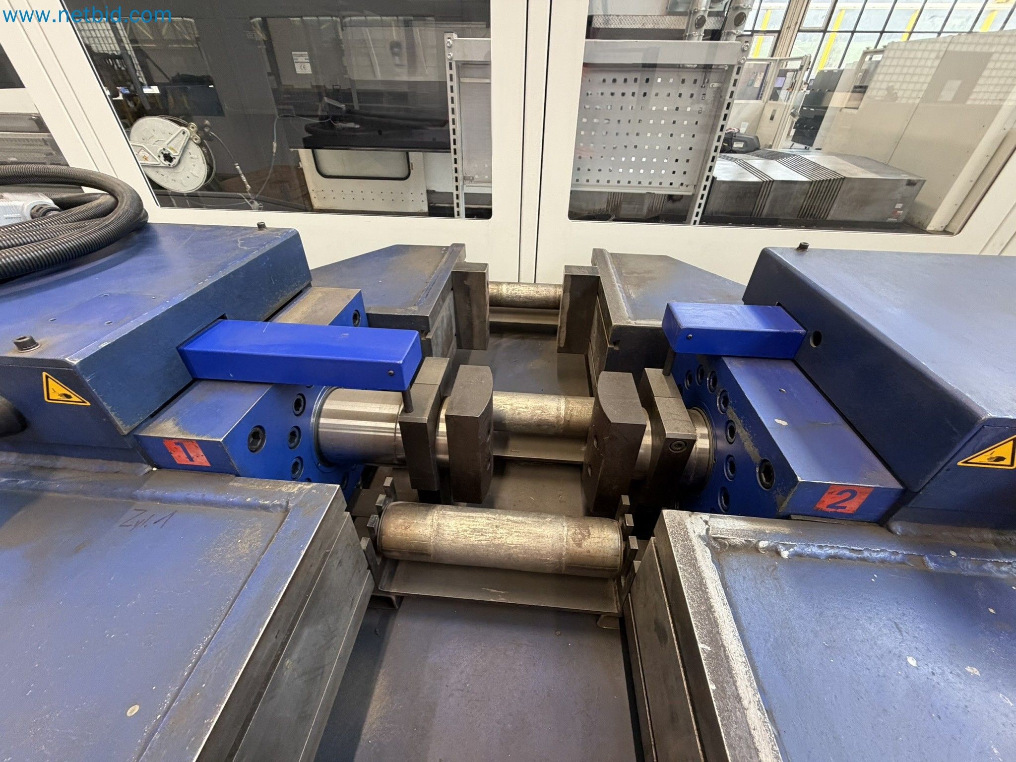 Recently overhauled hydraulic straightening press-7