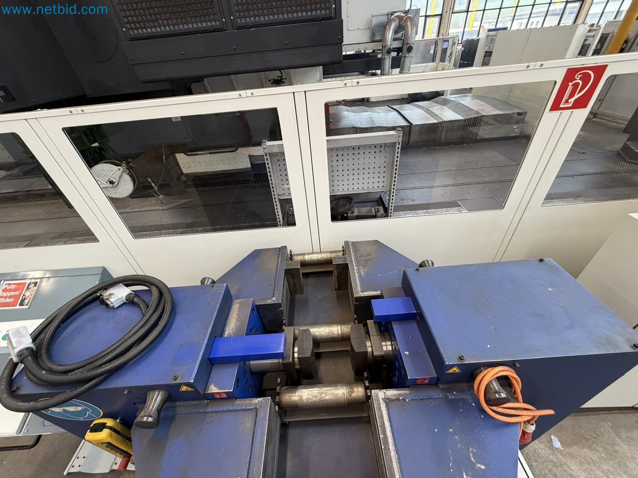 Recently overhauled hydraulic straightening press-8
