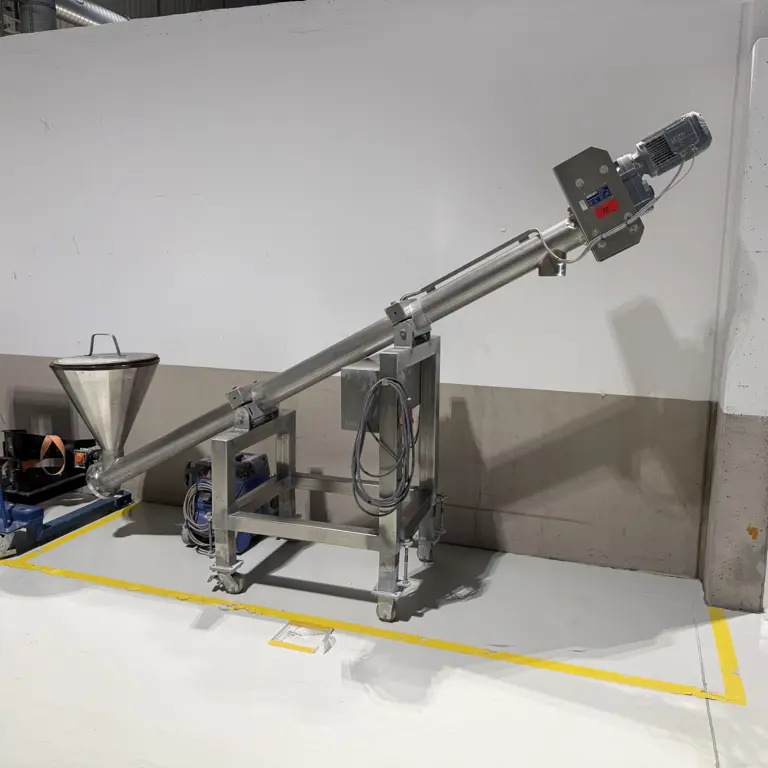 Tubular screw conveyors Hellwig Rohrschneckenförderer