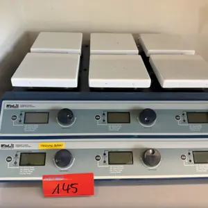 Laboratory Heating and Stirring Station Witeg Premium Hotplate Stirrer SMHS-6