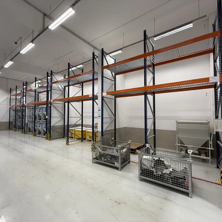 20 linear meter of pallet storage rack Horges Palettenregal Maxipal Einzelregal