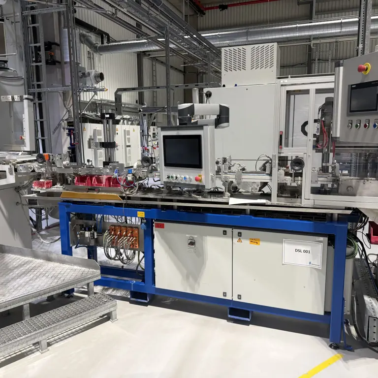 Component Ejection Scheffler Verkettung nach Diskus zur Wama
