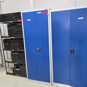 2 Steel Door Cabinets