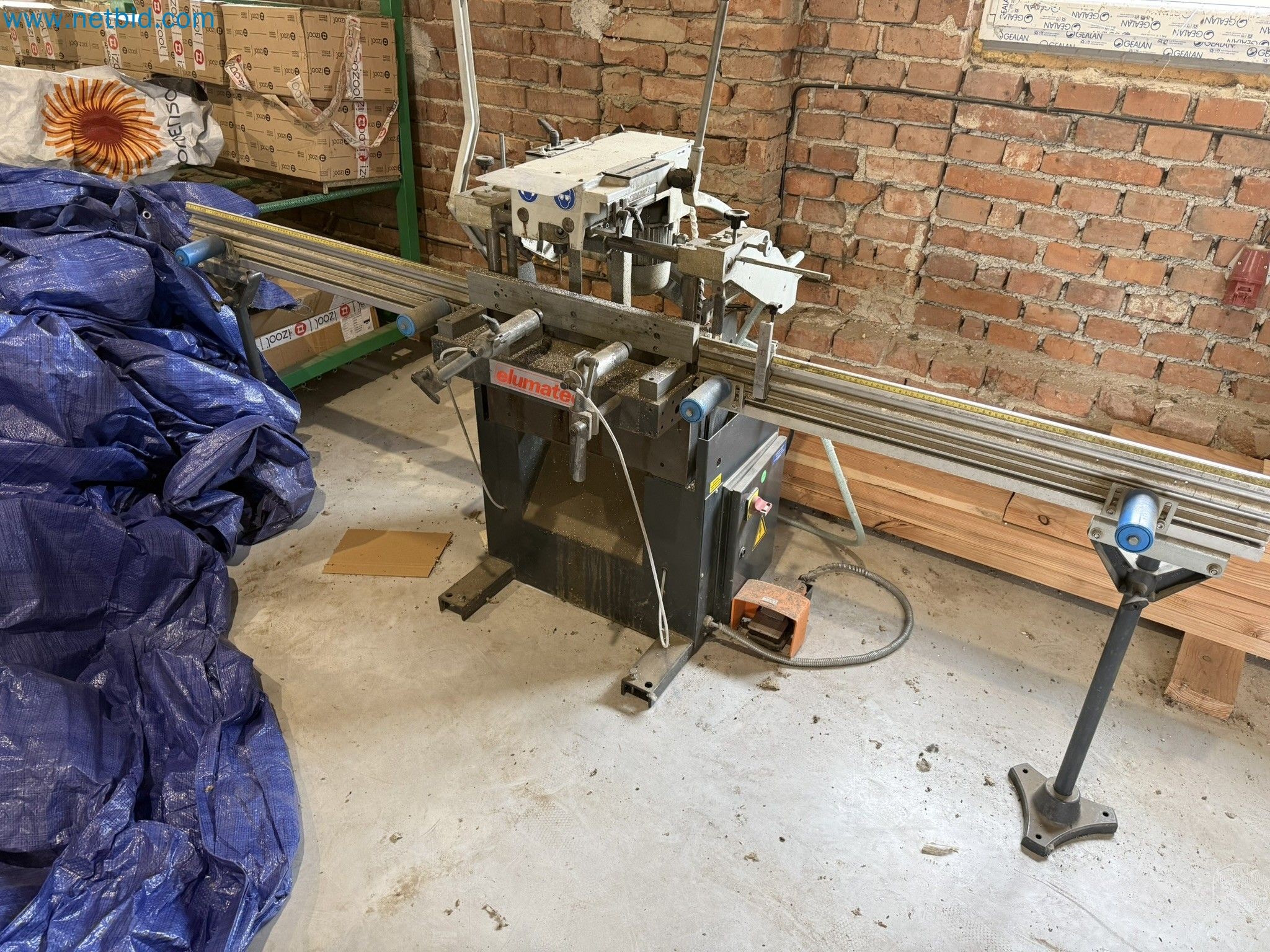 Machines for processing aluminum and PVC profiles-1