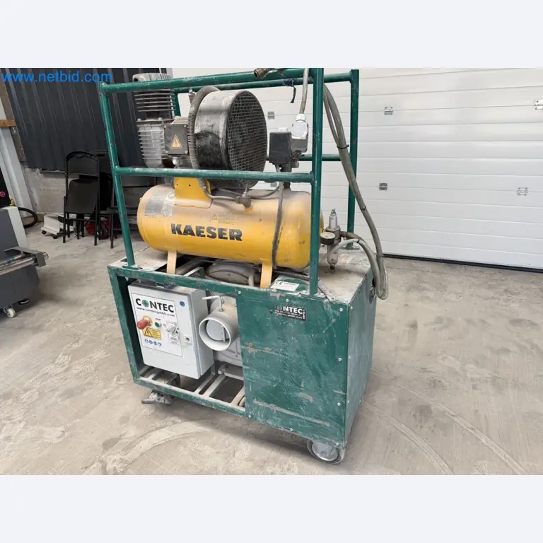 Versatile shot blasting machine with a matching extraction system-10