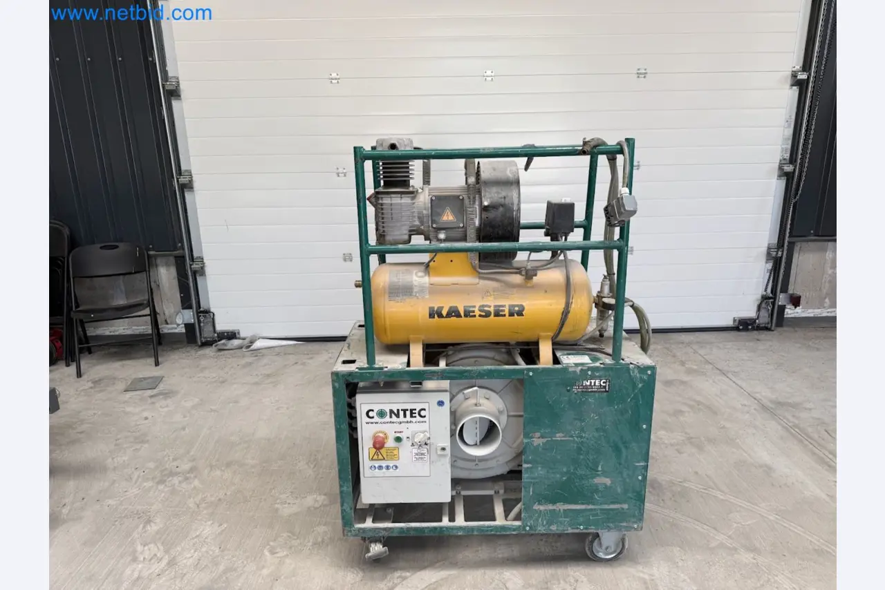 Versatile shot blasting machine with a matching extraction system-8